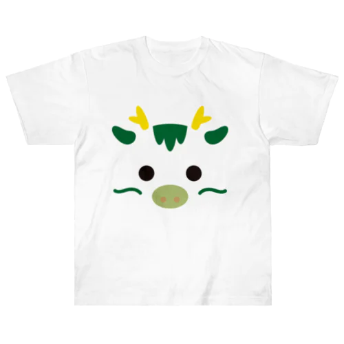 干支アップ-辰-animal up-アニマルアップ- Heavyweight T-Shirt