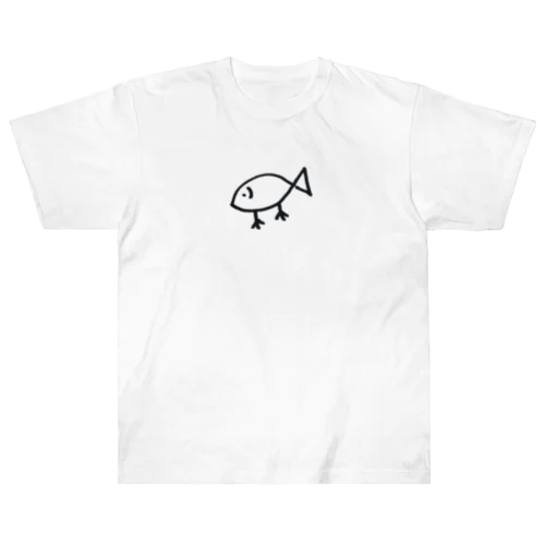 ハピネスめだか Heavyweight T-Shirt