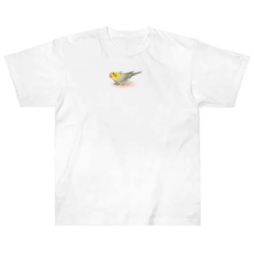 オカメインコ　レキ【まめるりはことり】 Heavyweight T-Shirt