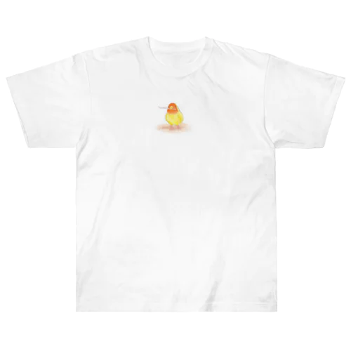 コザクラインコ　レイ【まめるりはことり】 Heavyweight T-Shirt