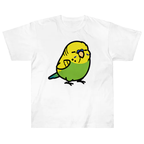 Chubby Bird 大型セキセイインコ ヘビーウェイトTシャツ