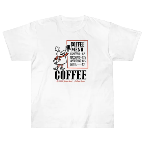 ビーンズマンのCOFFEE SHOP ヘビーウェイトTシャツ