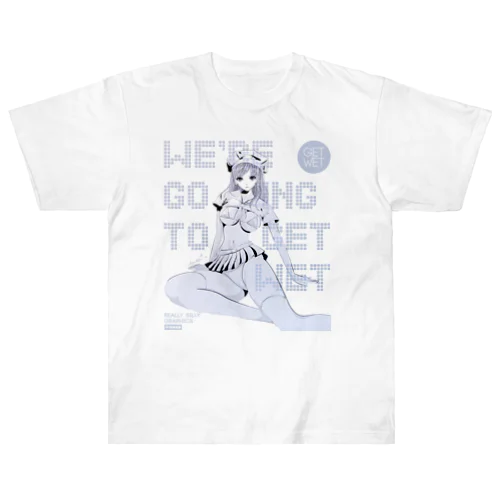 GET WET セーラーマリン オーロラ ホワイト Heavyweight T-Shirt