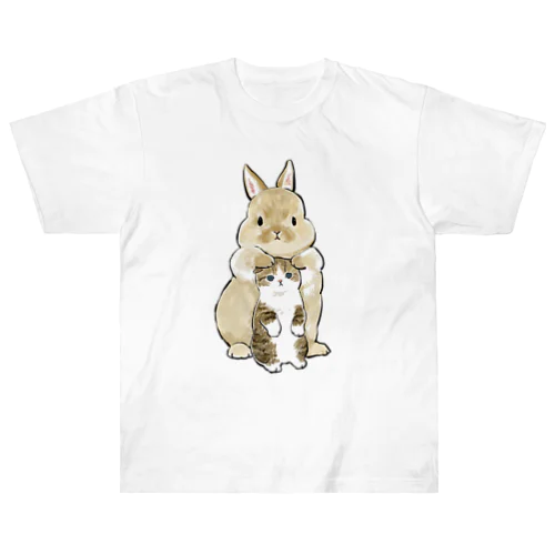 ちっこいねこ ヘビーウェイトTシャツ