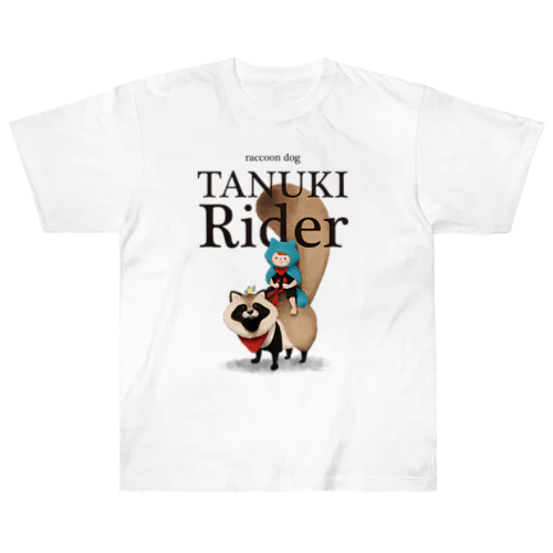 TANUKI RIDER ヘビーウェイトTシャツ