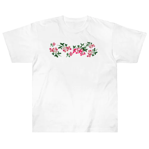 ボタニカル ベリーの花 増量版 ヘビーウェイトTシャツ