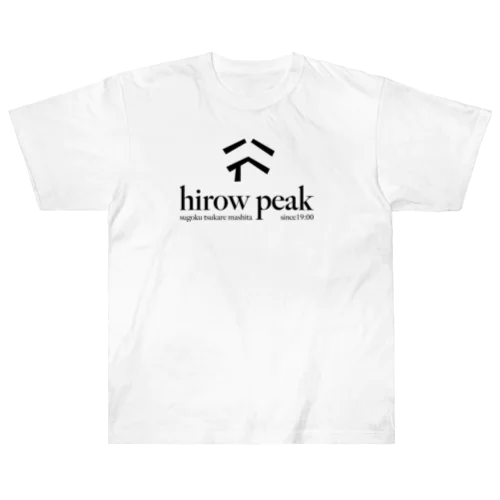 hirow peak ヘビーウェイトTシャツ