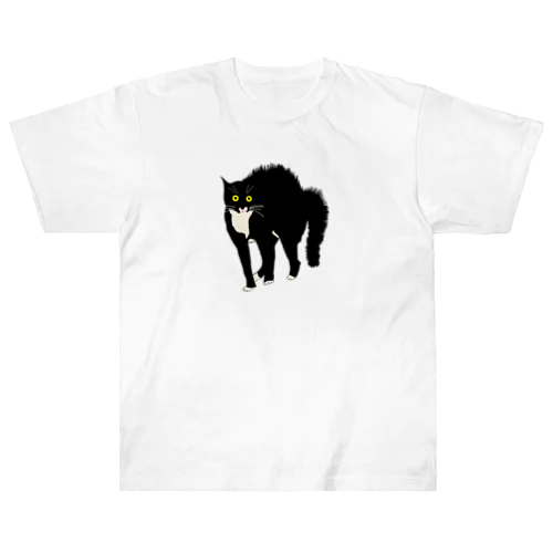 ビックリcat Heavyweight T-Shirt