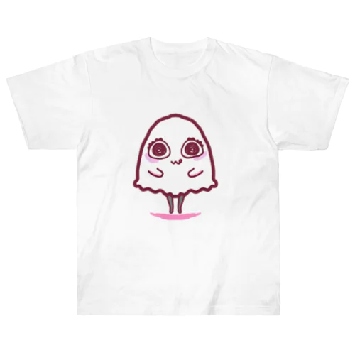 いたずらおばけちゃん(ぴんく) Heavyweight T-Shirt