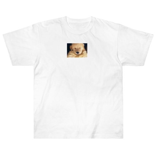 ゴールデンレトリバーの子犬 Heavyweight T-Shirt