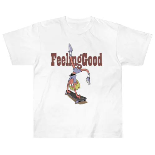 "feeling good" ヘビーウェイトTシャツ