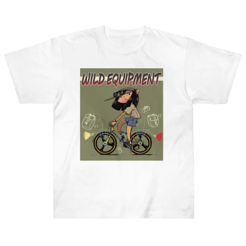 "WILD EQUIPMENT” ヘビーウェイトTシャツ