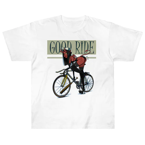 "GOOD RIDE" ヘビーウェイトTシャツ