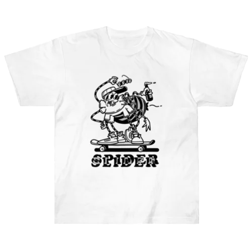 "SPIDER SLIDER" Heavyweight T-Shirt