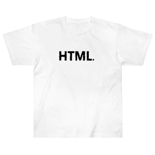 HTML. ヘビーウェイトTシャツ