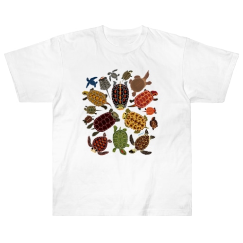 日本の亀 Heavyweight T-Shirt
