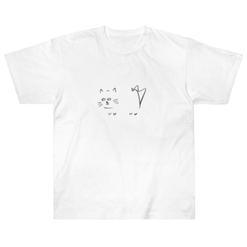 ねこ? Heavyweight T-Shirt
