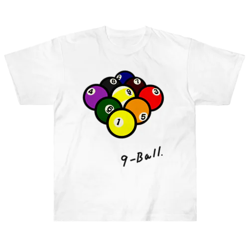 9-ball♪ Heavyweight T-Shirt