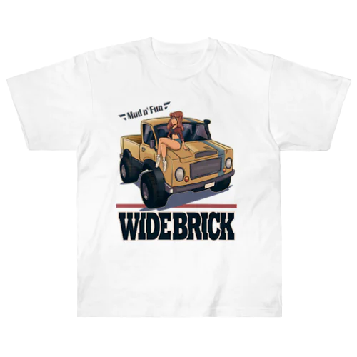 "WIDE BRICK" Heavyweight T-Shirt