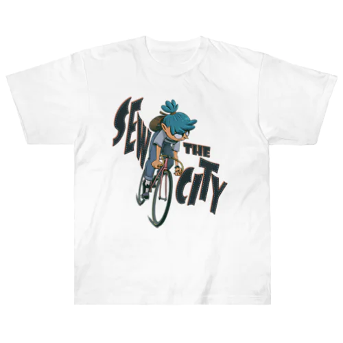 "SEW the CITY" ヘビーウェイトTシャツ