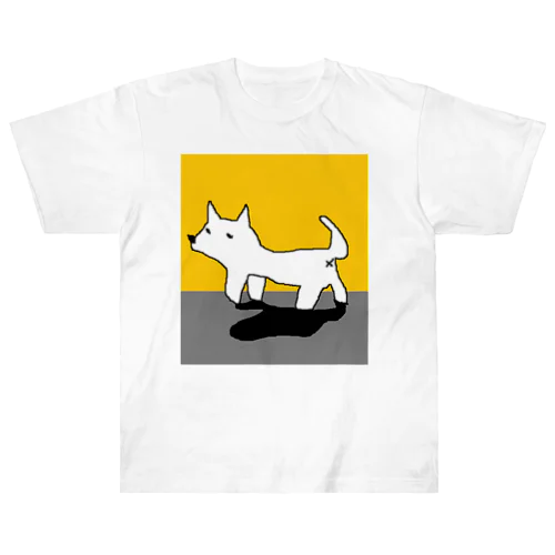 ミニロゴ　黄色 Heavyweight T-Shirt