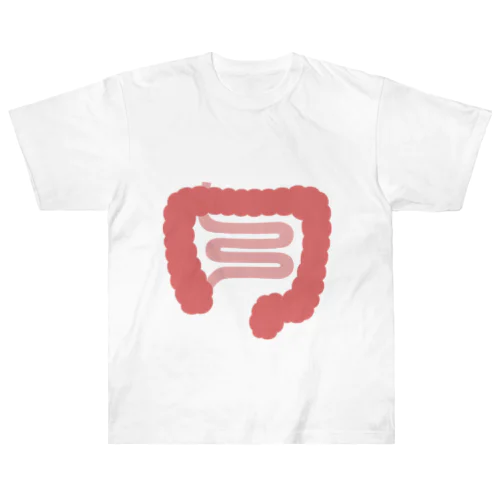 人体のなぞ。ぴかぴかピンクの大腸。 Heavyweight T-Shirt