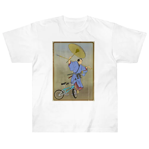 "bmx samurai" #1 Heavyweight T-Shirt