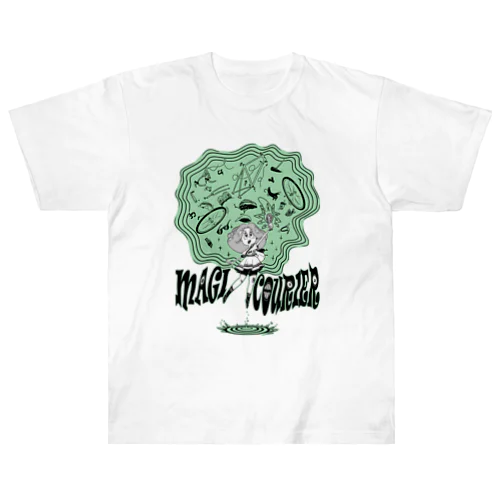 “MAGI COURIER” green #1 Heavyweight T-Shirt