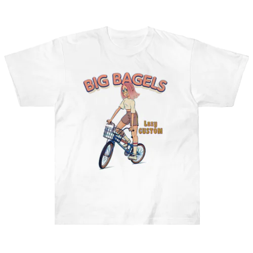 "big bagels" ヘビーウェイトTシャツ