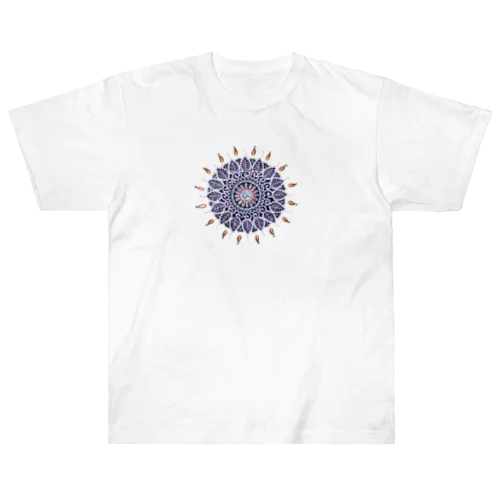 アラベスク刺繡 ✸ ホワイト Heavyweight T-Shirt