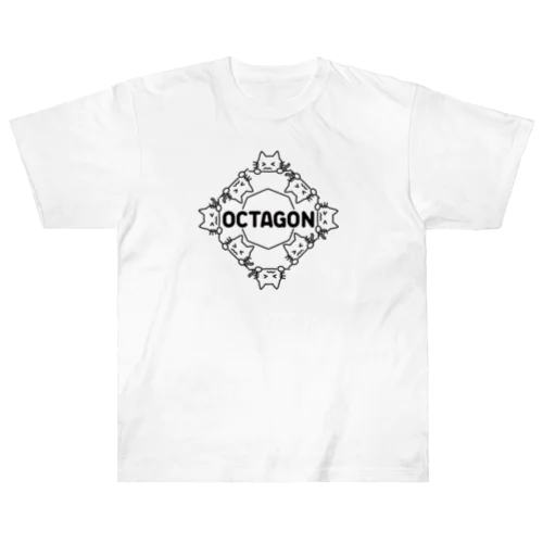 OCTAGON CAT Heavyweight T-Shirt