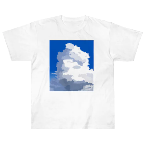 もくもく積乱雲 Heavyweight T-Shirt