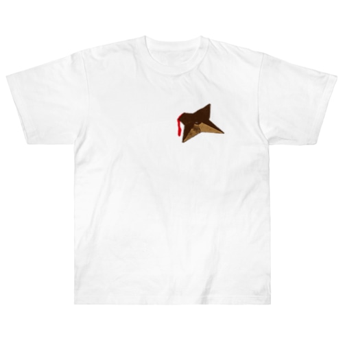 サクッと手裏剣 Heavyweight T-Shirt