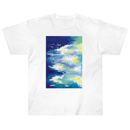 青の淵 Heavyweight T-Shirt