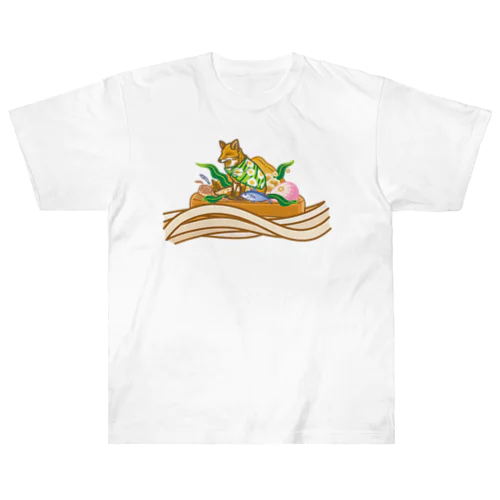 きつねうどん ヘビーウェイトTシャツ