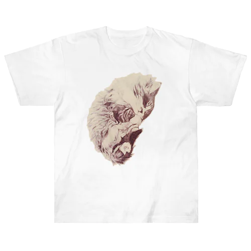 ねこ ヘビーウェイトTシャツ