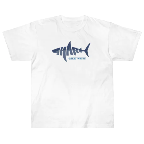 SHARK -Logo Style- Heavyweight T-Shirt