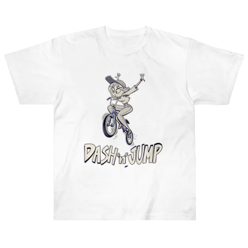 "DASH 'n' JUMP" Heavyweight T-Shirt