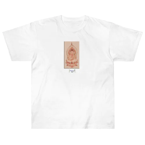 五百幼童経の世界 仏画 008：Buddha A3-2 003 ヘビーウェイトTシャツ