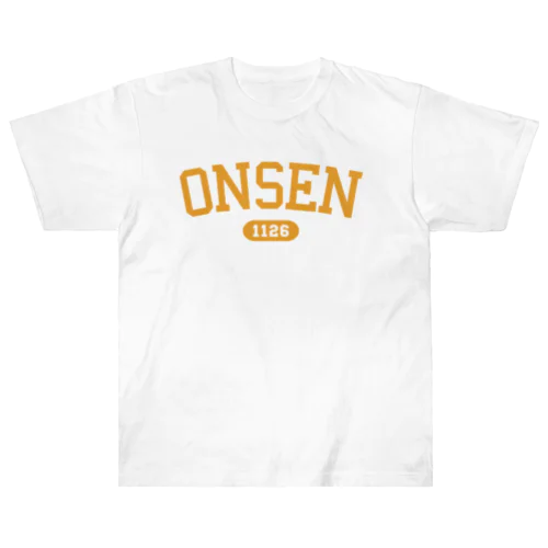 ONSEN 1126 （イエロー） Heavyweight T-Shirt