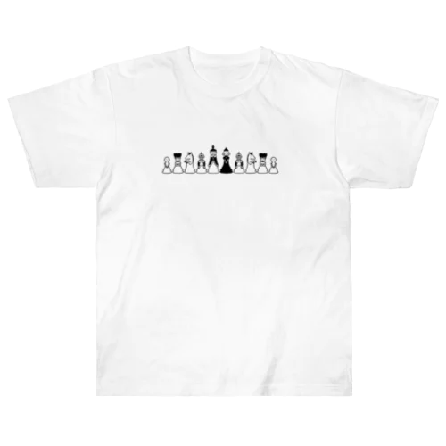 チェス一族 Heavyweight T-Shirt