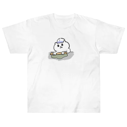 蕎麦打ち猫 Heavyweight T-Shirt