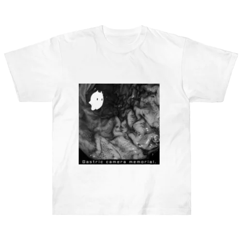 胃カメラ検査記念 Heavyweight T-Shirt