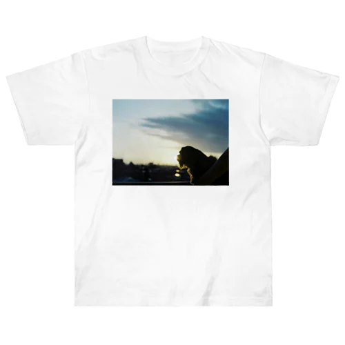 黄昏バロン　夕暮れ Heavyweight T-Shirt