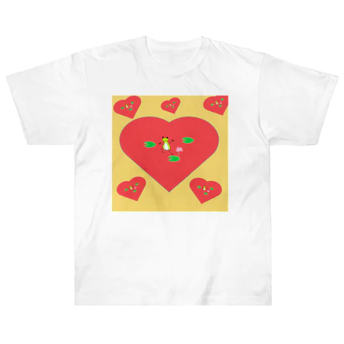 カエルちゃんピョンピョン Heavyweight T-Shirt