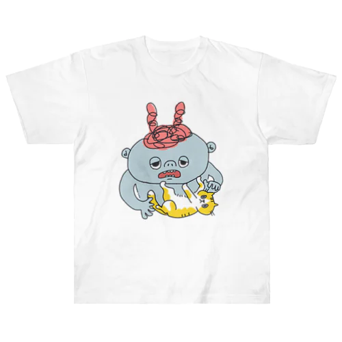 きょひるねこ Heavyweight T-Shirt