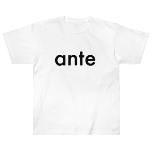 anT-logo- ヘビーウェイトTシャツ