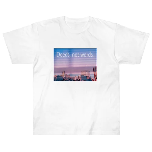 東京の夕暮れ Heavyweight T-Shirt