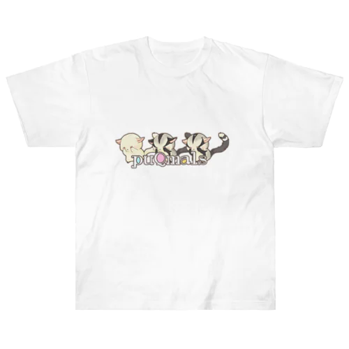 puQmalsテレテレももんが ヘビーウェイトTシャツ