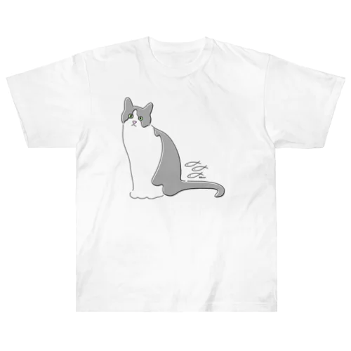 ハチワレねこのそれ。 ヘビーウェイトTシャツ